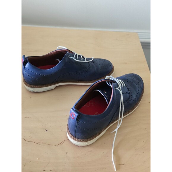 Duca Del Cosma Men’s Churchill Brogue Golf Shoes - Royal Blue - 9 US main image 12